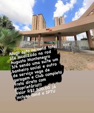 Captação de Apartamento para locação na Rodovia Augusto Montenegro, Coqueiro, Belém, PA