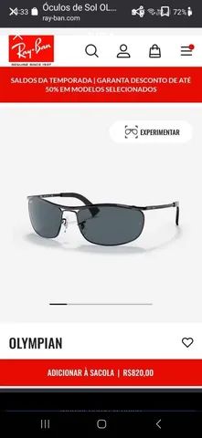 Óculos Ray-Ban modelo 8012 (original) - Foto 3