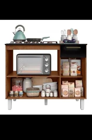 BALCÃO PARA COOKTOP 5 BOCAS NOVO  - Foto 2