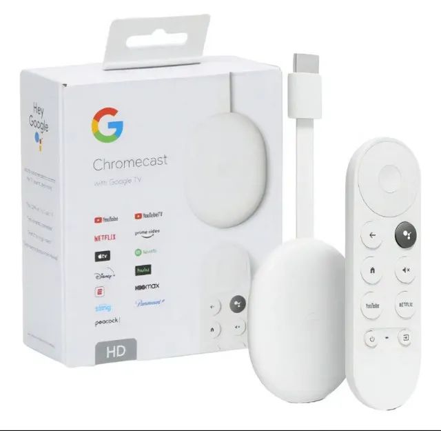 Chromecast 4 HD -  Google TV - Original. - Lacrado