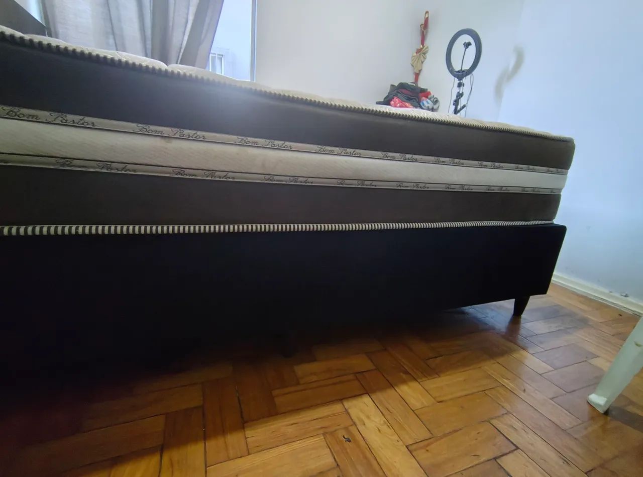 Cama Box Casal Premium - Cabeceira com Gavetas  - Foto 3