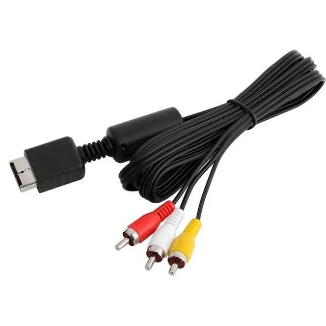 Cabo AV RCA 1,5m para PlayStation PS1 PS2 PS3 Áudio e Vídeo - Foto 4