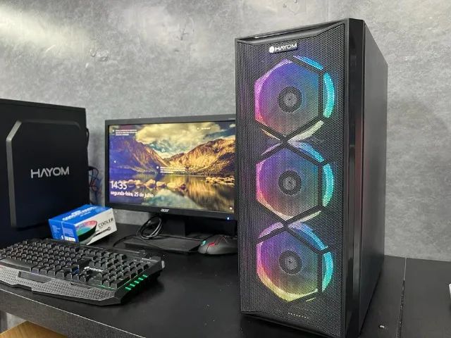 PC Gamer Completo i5 + 16GBs + RX 550 (Monitor e KIT Gamer).