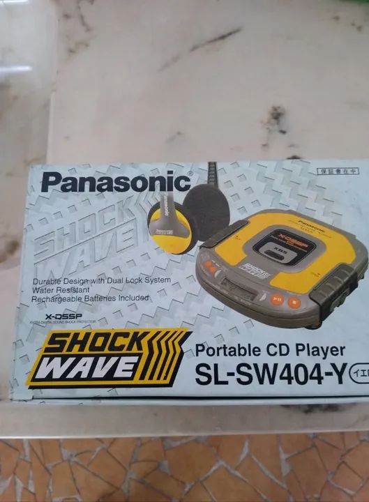Panasonic ポータブルCDプレーヤー SL-SW404 Cd player Panasonic SL SW404 Y - Aparelhos de Som - Jabaquara, São