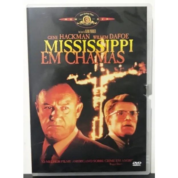 DVD Mississipi em Chamas.    SEMINOVO!   Gene Hackman, Willem Dafoe