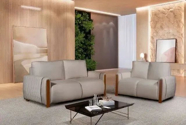 Sofá com 2 e 3 Lugares Tecido Linho Luxury p75