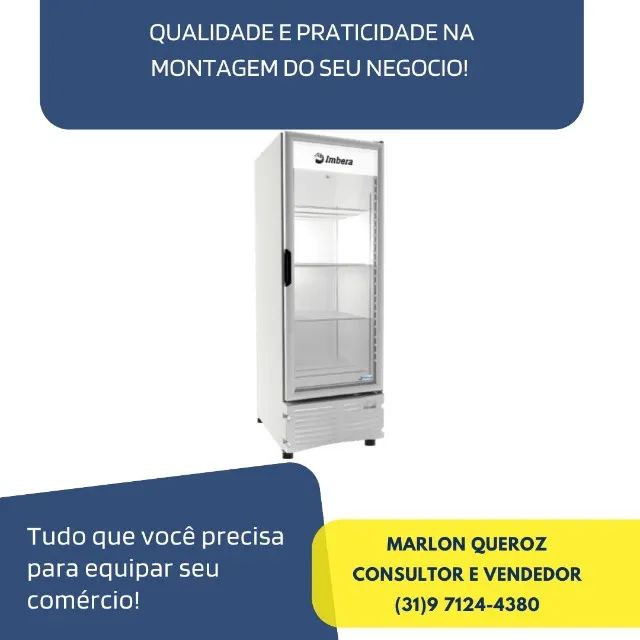 Freezer Vertical Porta de vidro Imbera Novo