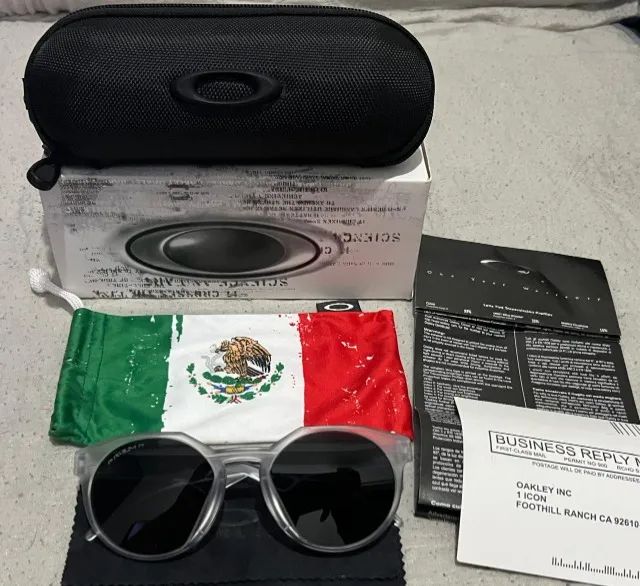 Óculos De Sol Oakley Hstn Matte Clear/Prizm Black