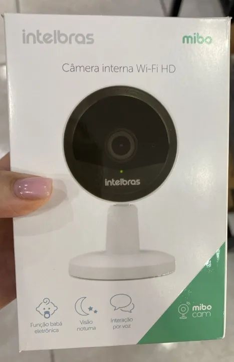  Câmera Intelbras Wi-Fi HD IM1 Mibo  Inteligente e Conectada  Loja Coimbra Computadores