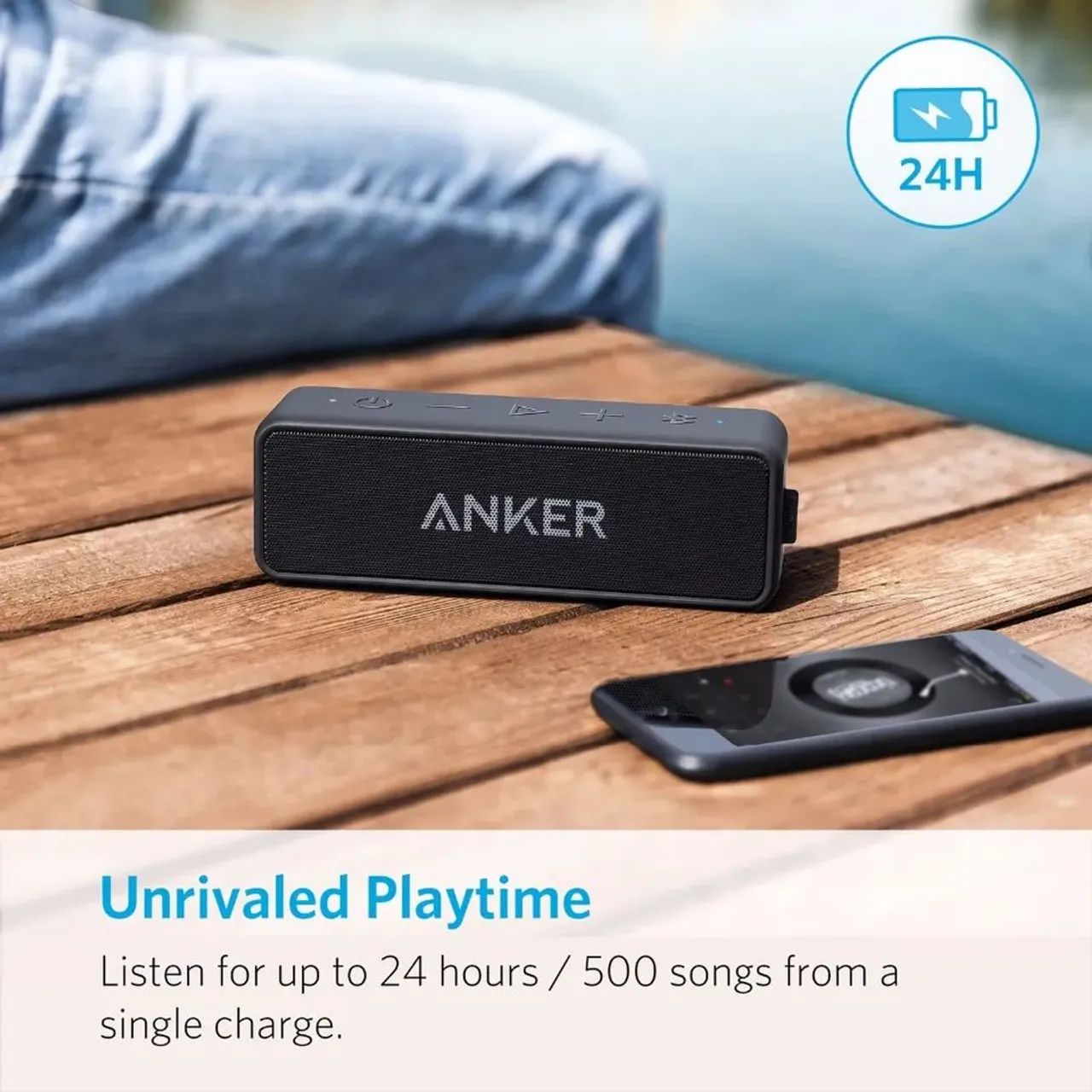 Caixa de som Bluetooth Anker Soundcore 2  - Foto 4