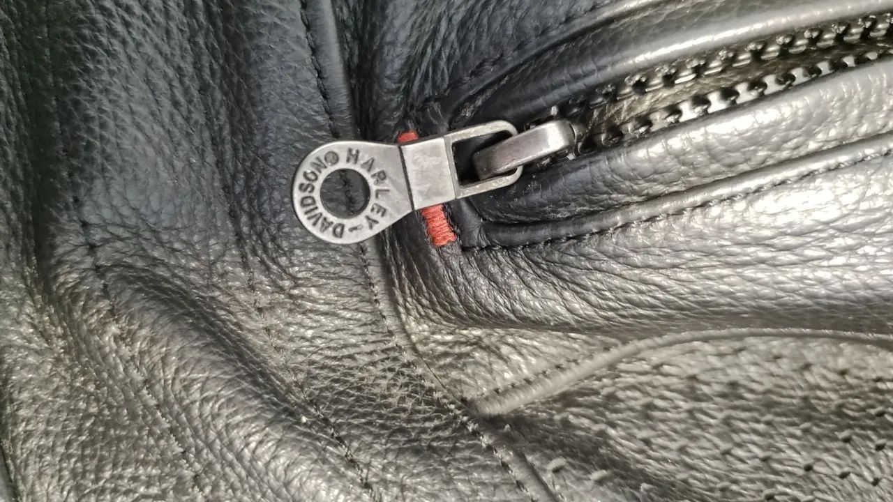 Colete de Couro Harley Davidson