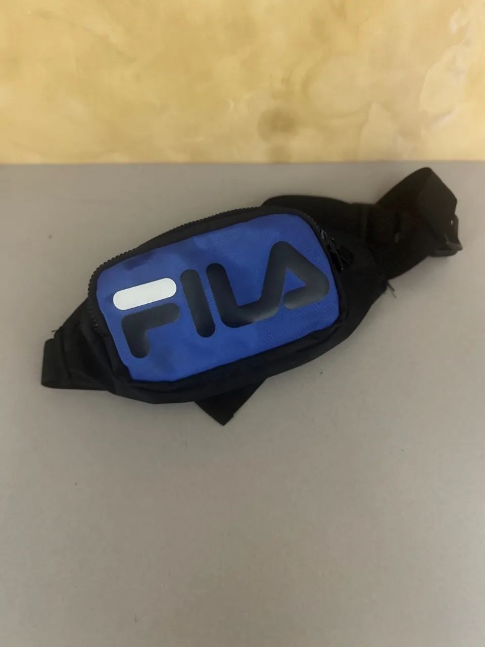Pochete Fila original azul e preto - Foto 2
