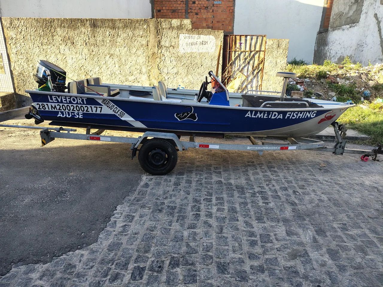 Lancha de alumínio   super nova - Foto 3