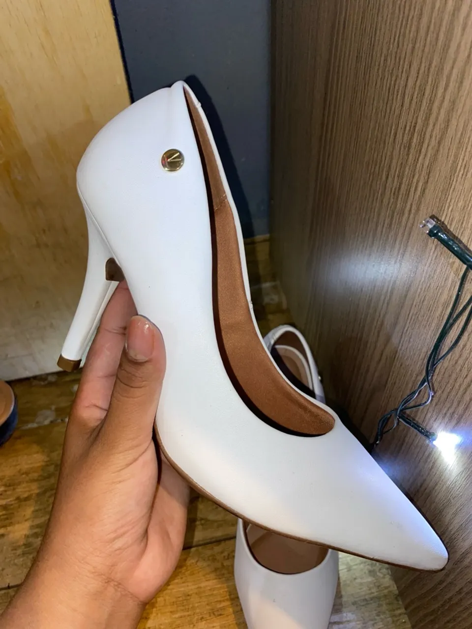 Scarpin Branco Vizzano Novo!!