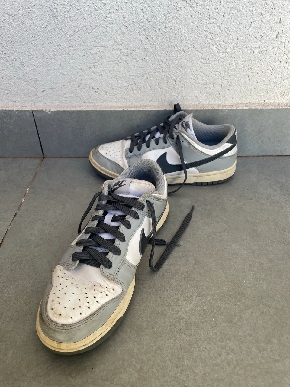 Tênis Nike Dunk Low Light Smoke Grey - Foto 3