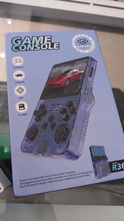 R36S Console Portátil 64GB Novo