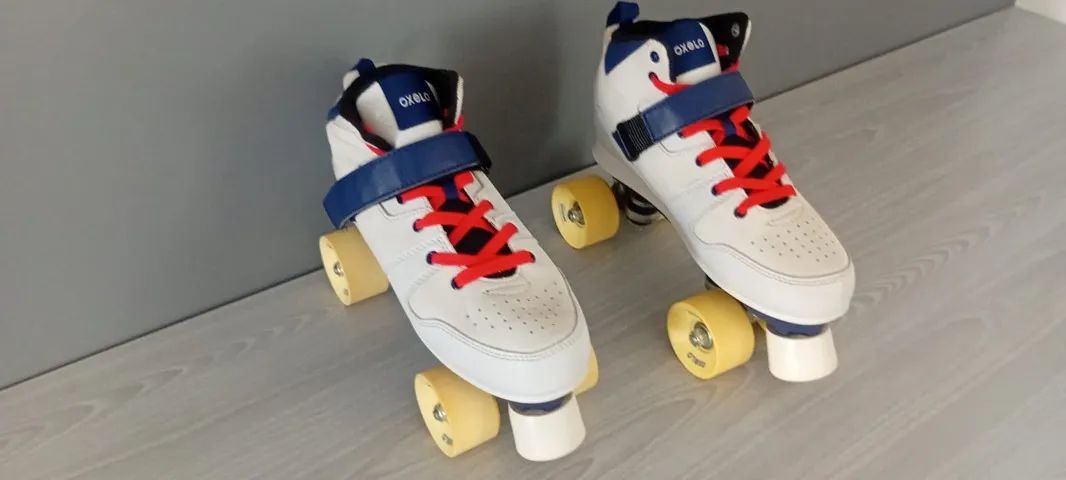 PATINS OXELO QUAD SR 100 TEAM WHITE