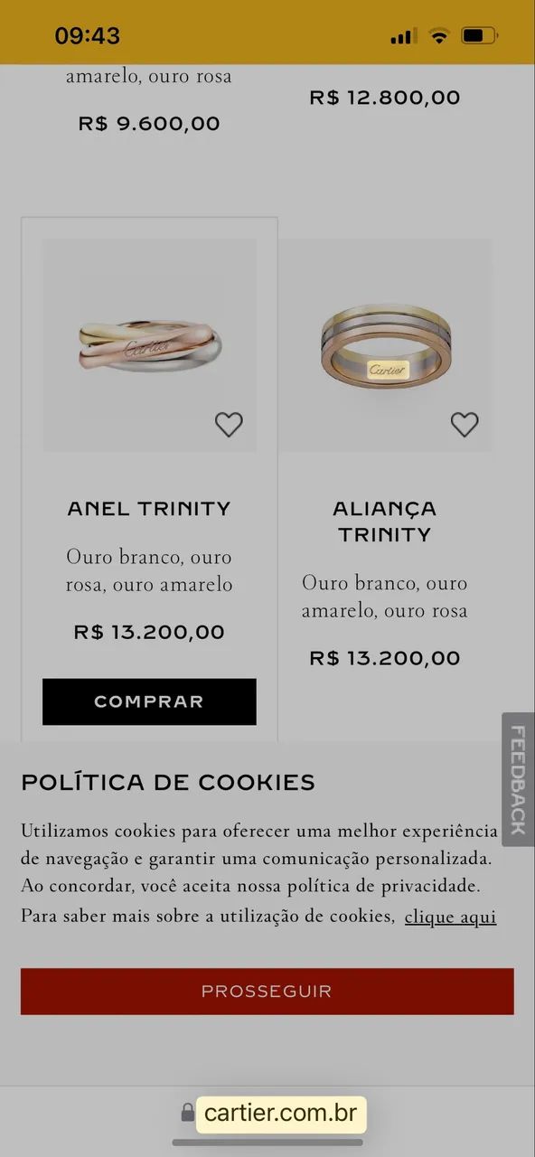 Aliança Cartier Trinity - Foto 2