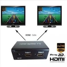 hdmi  spliter hdmi 1x2  divisor 2 porta xbox sky net hd      D125                    1065