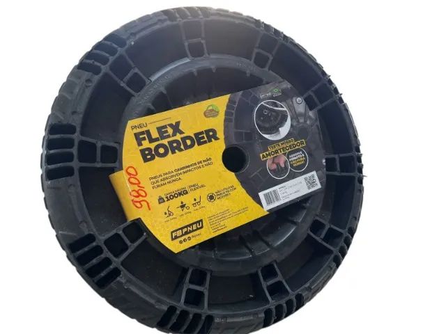 Pneu Flex Border para carrinho de mão 100kg  - Foto 4