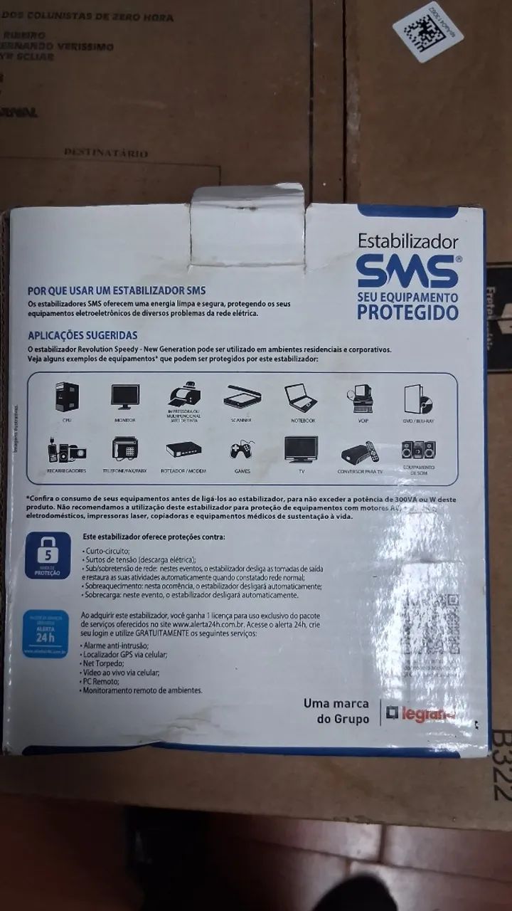 Estabilizador 300VA - SMS - 127V - Foto 5