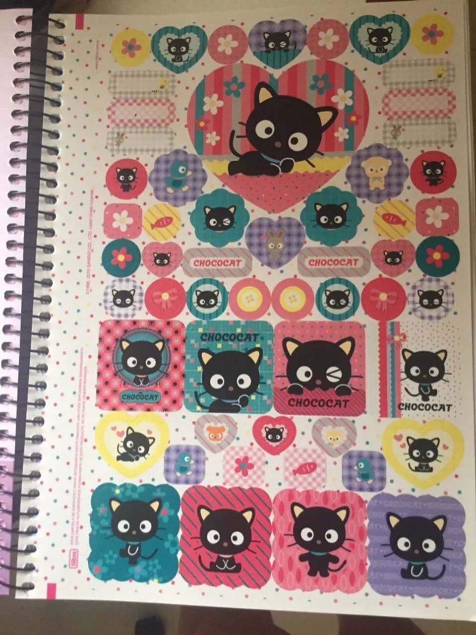 Caderno chococat 10 matérias - Foto 2