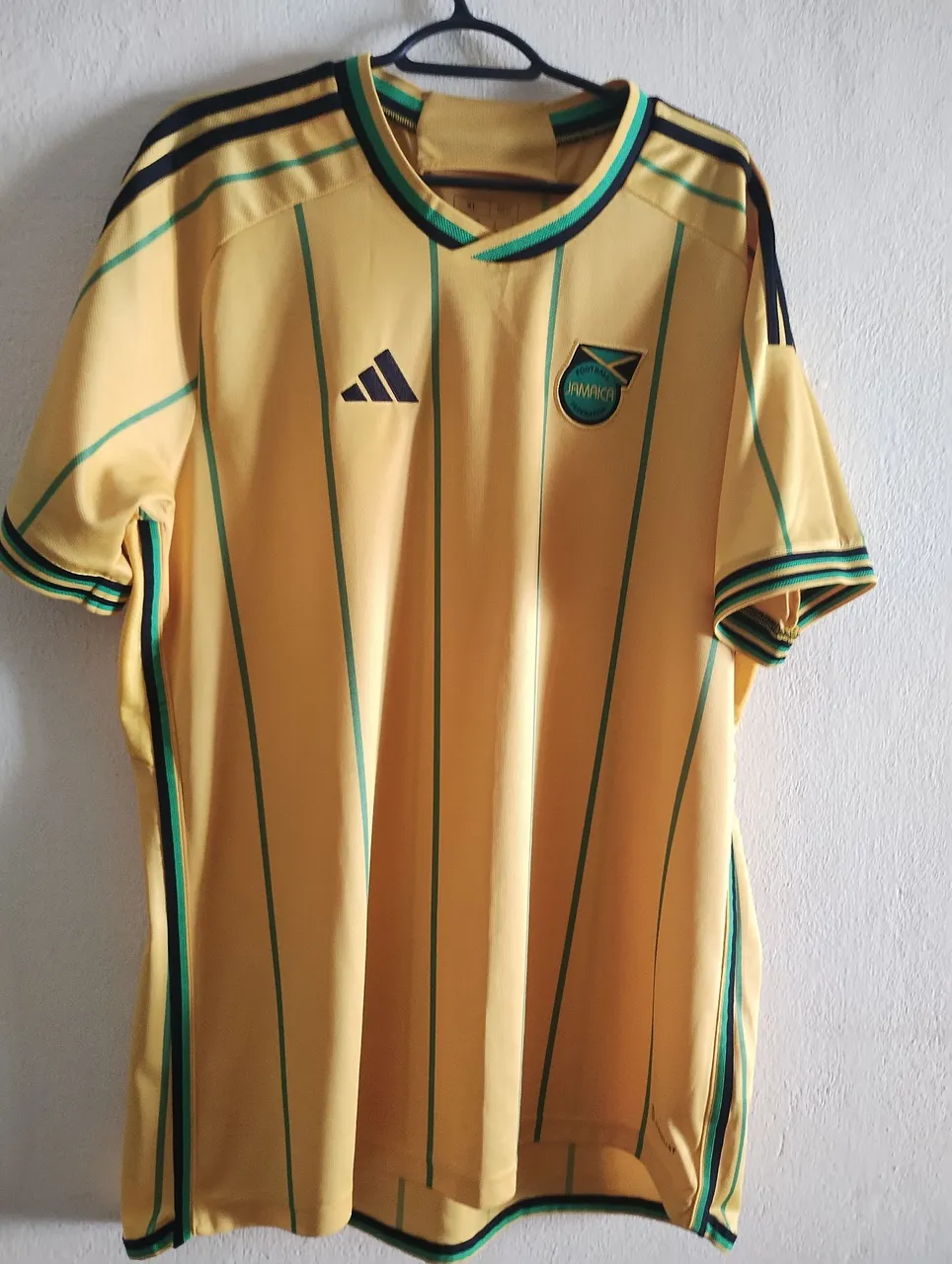 Camisa da Jamaica, original Adidas, Tamanho GG, usada 2x.