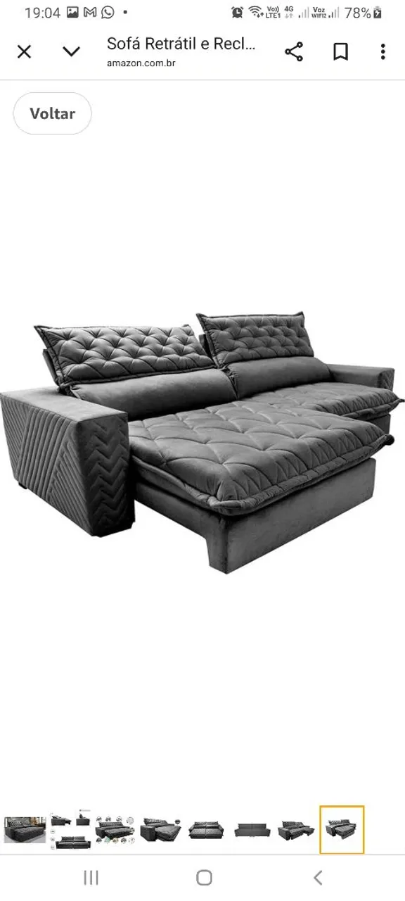 Sofa bicama estampados R$ 280,00