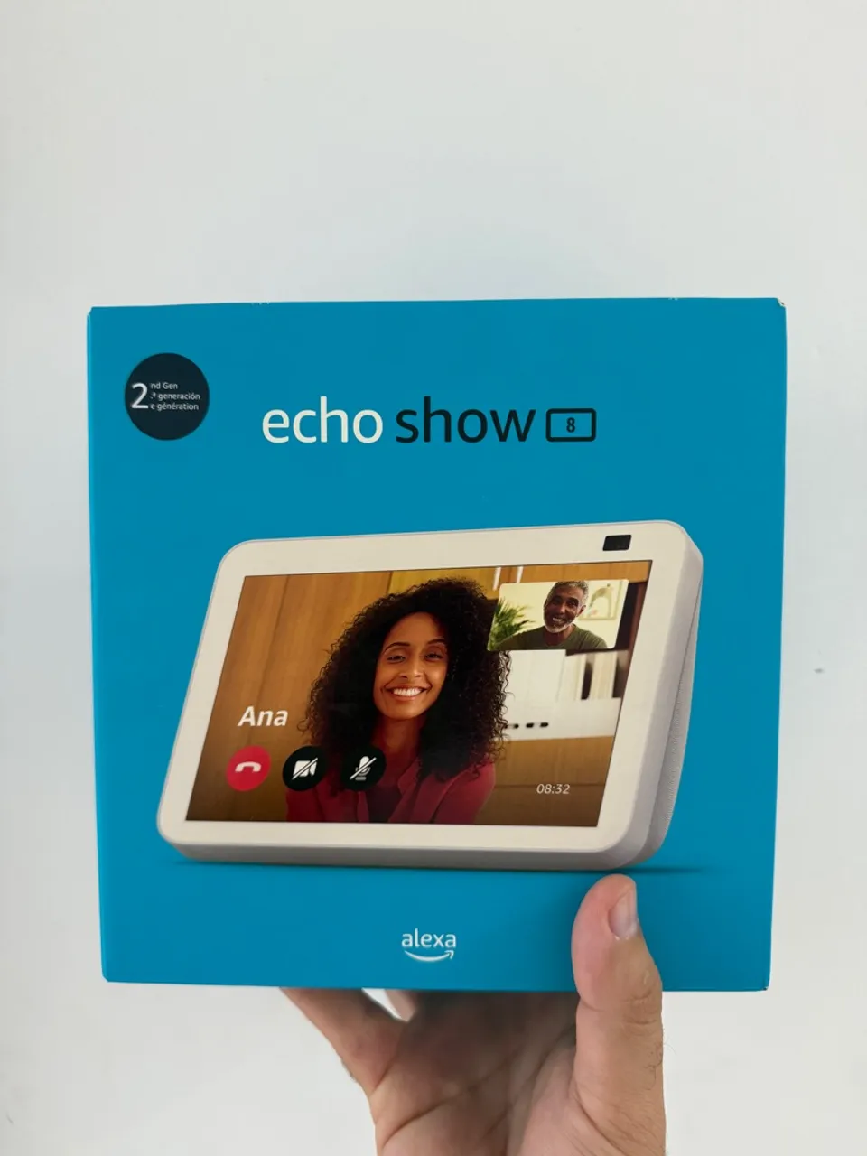 Echo Show 8 (2ª Geração) - Assistente de Voz com Tela