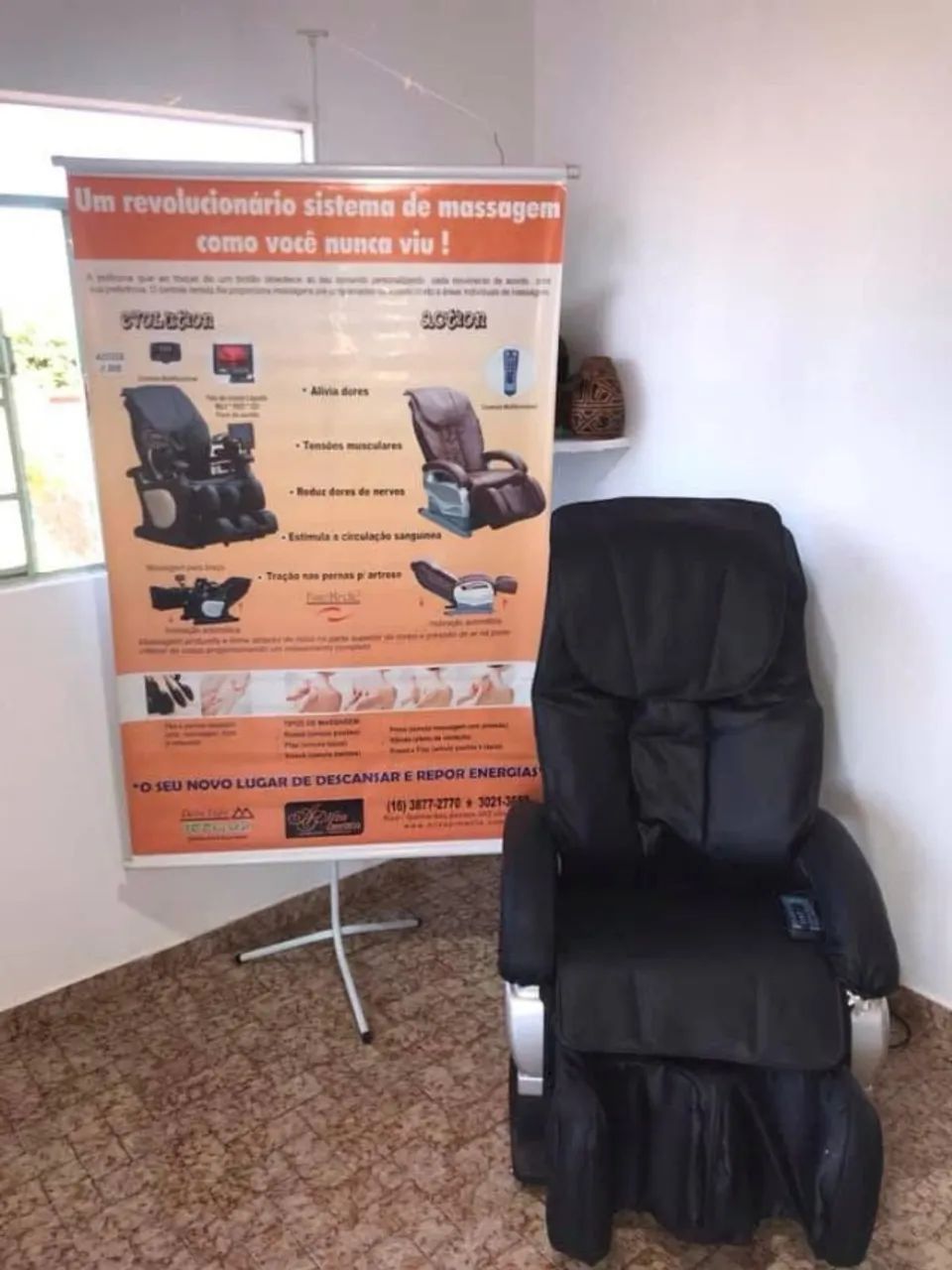 Poltrona massageadora japonesa.