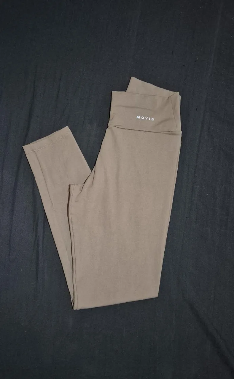 Calça Legging Bege - Movie Moda Fitness