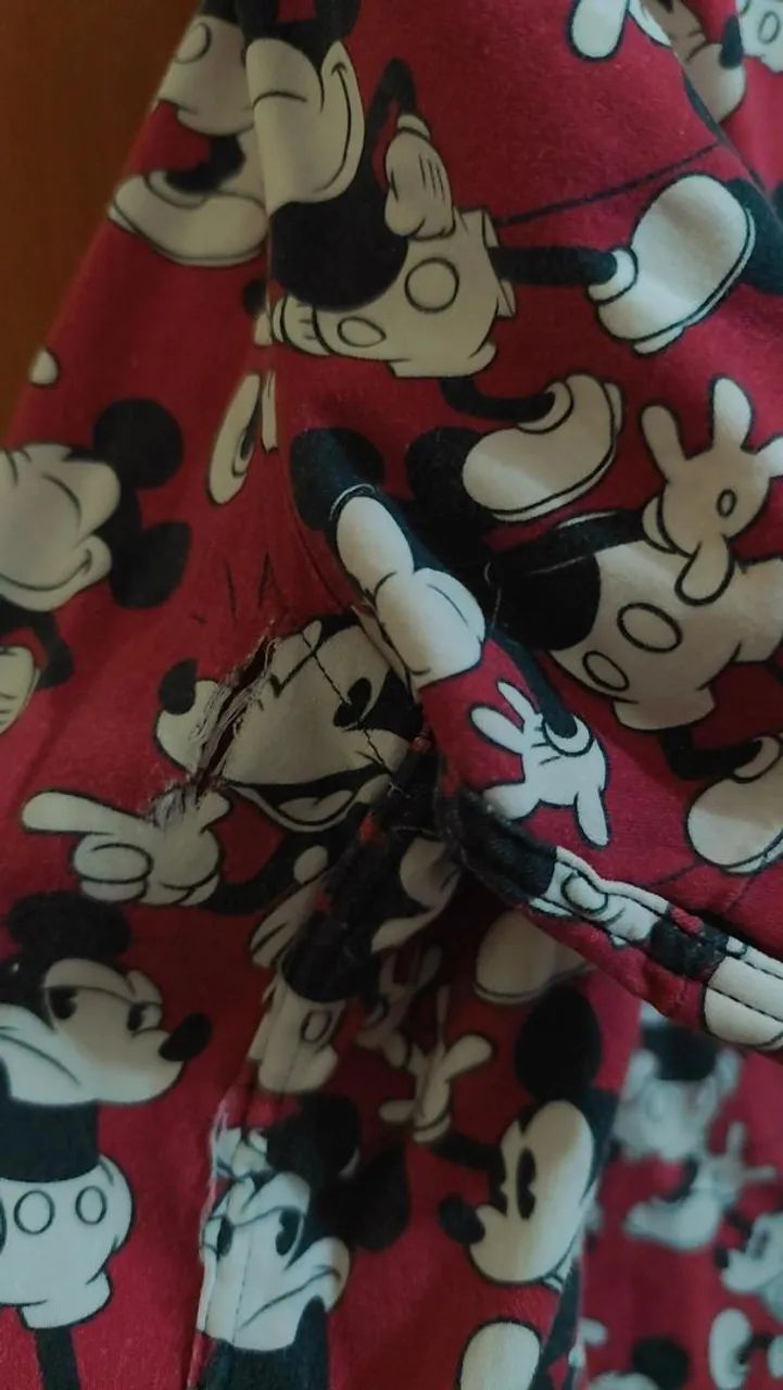 Camisa Mickey Mouse Vermelha - Foto 2