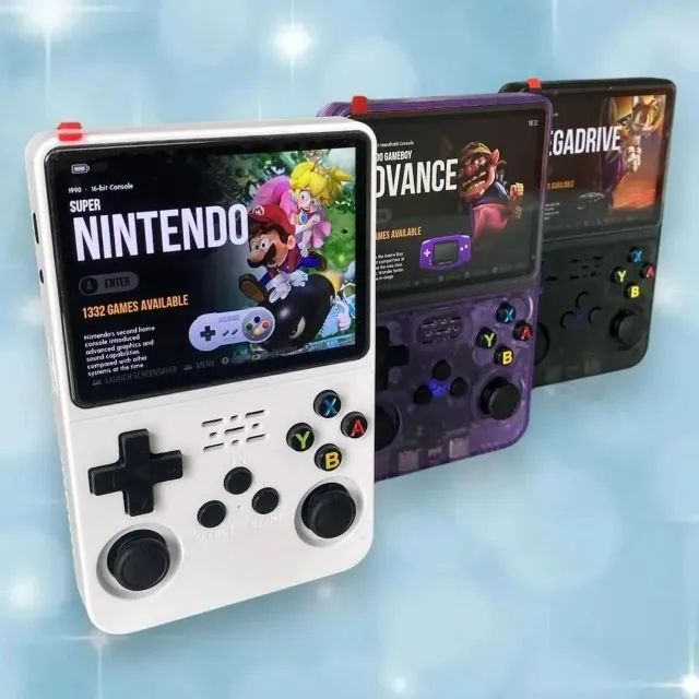Console Portátil com 15000 Jogos Tela IPS 