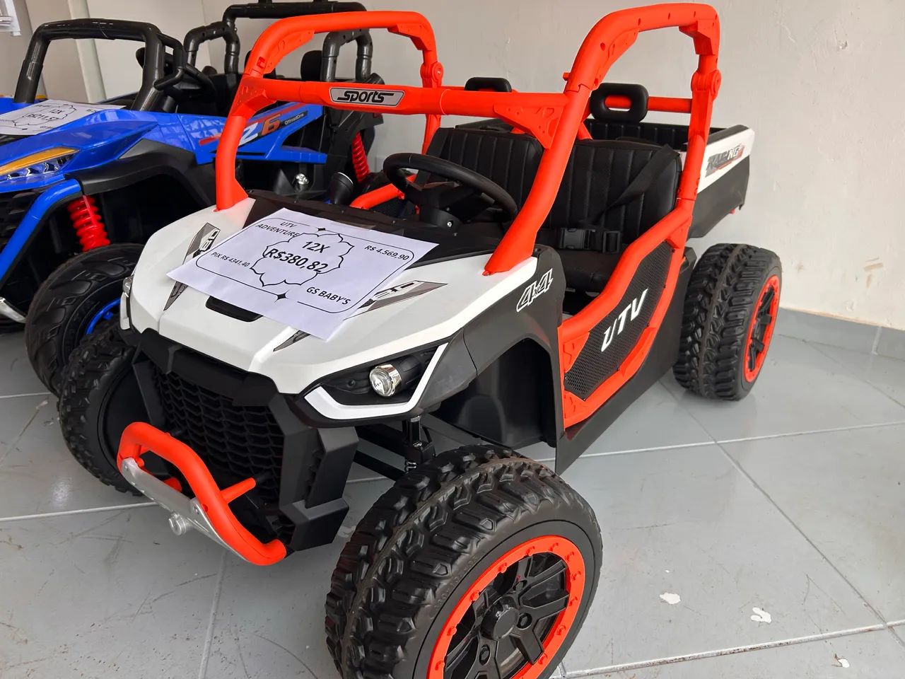 Carro elétrico UTV 24 volts 