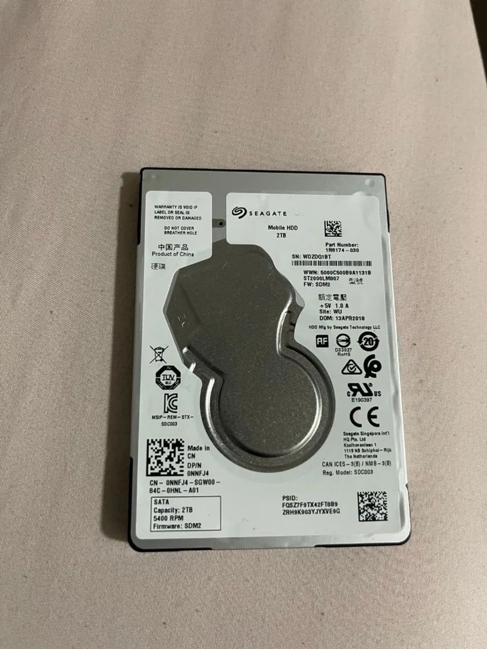 HD Seagate 2TB 2.564168577700994120