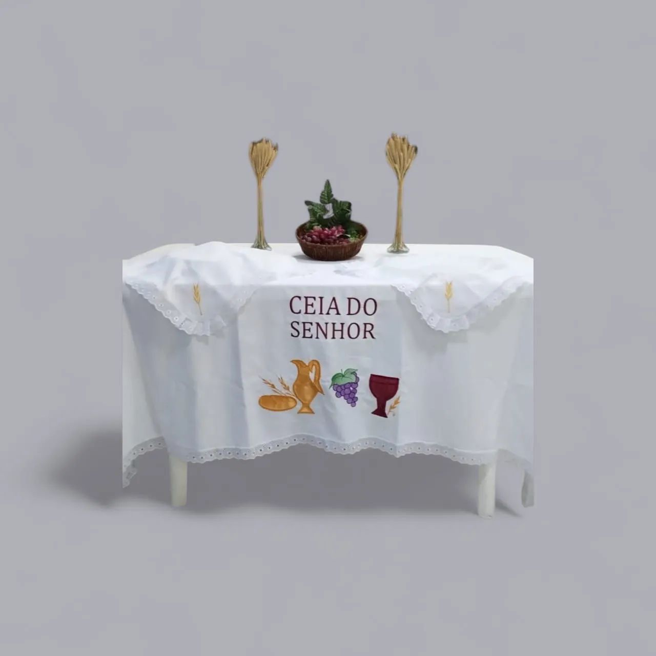Toalha de mesa para igreja evangélica 