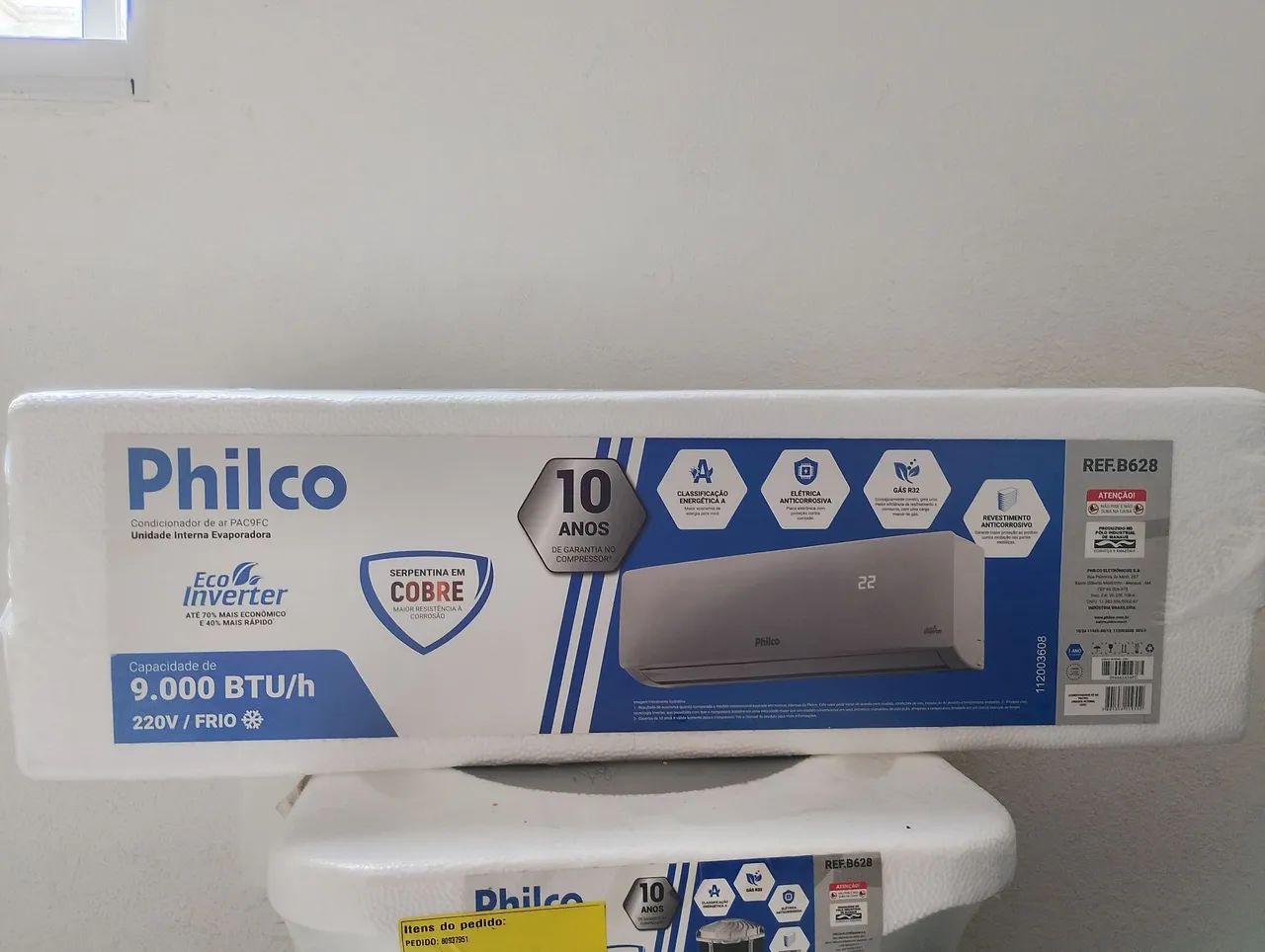 Vendo ar condicionado split 9000 BTUs 220 w novo  - Foto 2
