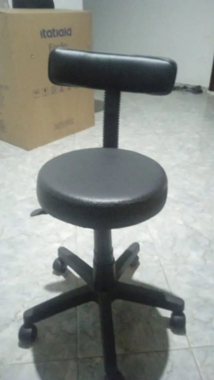 Cadeira de Escritório Giratória com Encosto