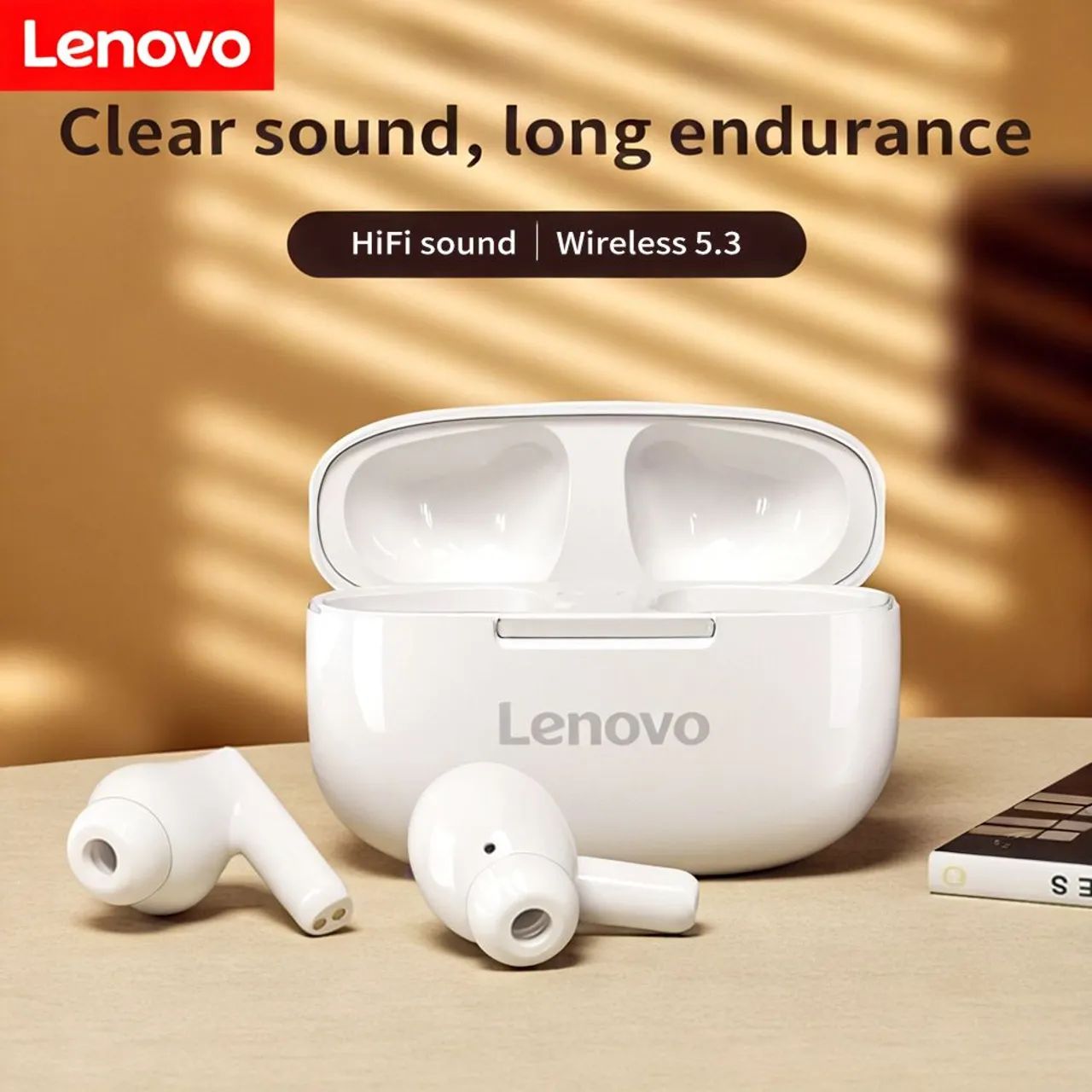Fone de ouvido sem fio bluetooth lenovo thinkplus - Foto 3