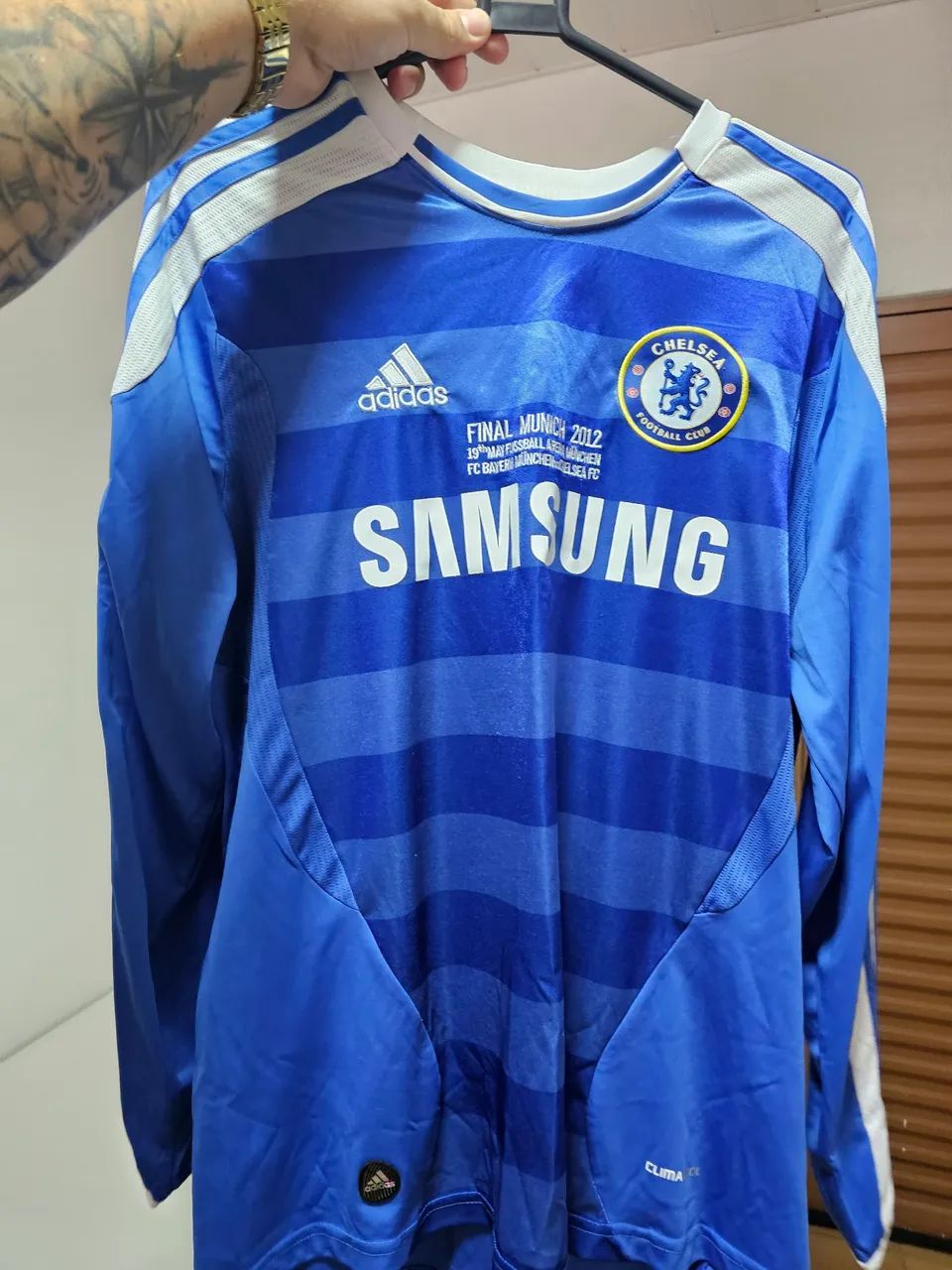 Camisa Chelsea Adidas Final Munich 2012 Tam M