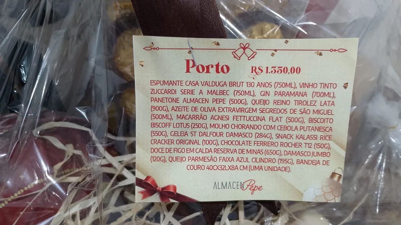 Cesta de café da manhã 