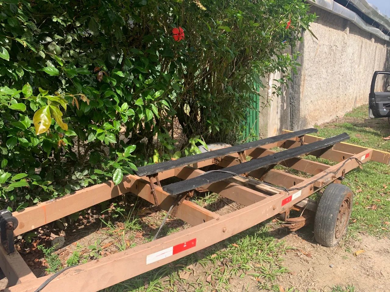 Carretinha rodoviária de madeira de lei documentada  - Foto 7