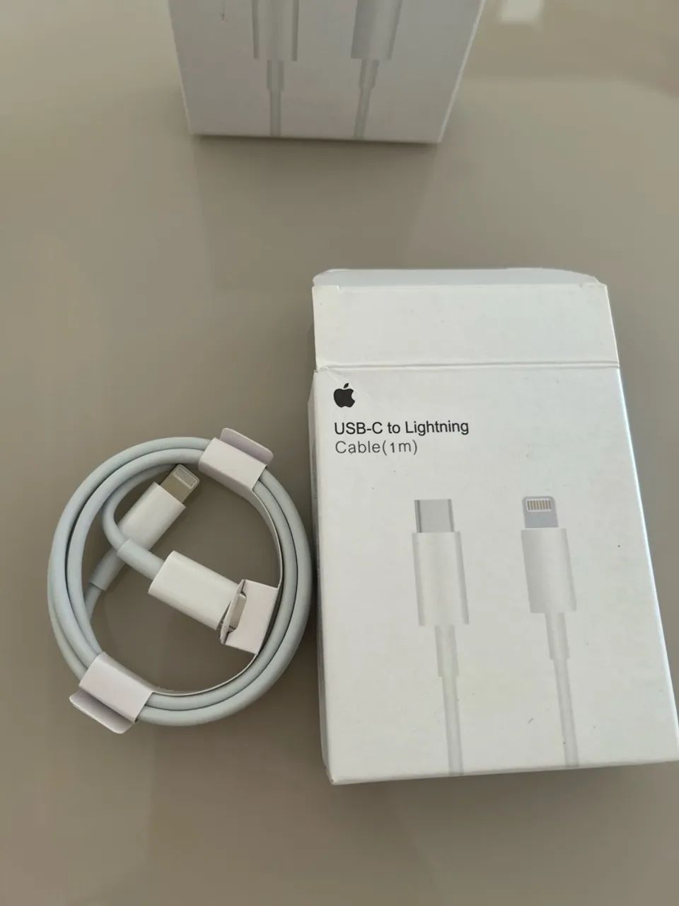 Cabo USB-C para Lightning Apple (1m) - Foto 3