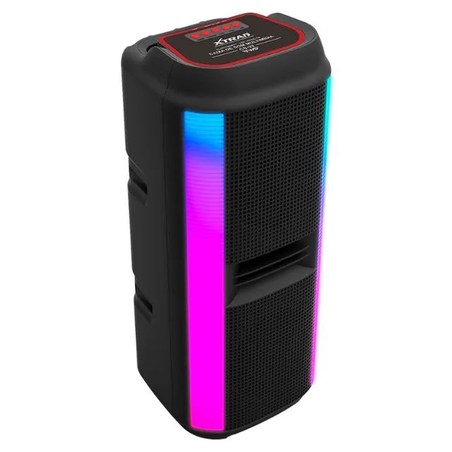 Caixa de Som Bluetooth Xtrad CS-32 50W RMS Led Rgb TWS/USB/BT/FM - WZetta - Foto 2