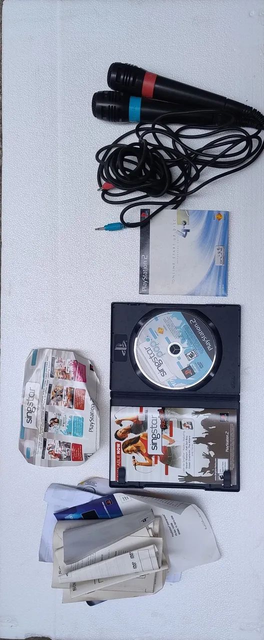 Caralquê do PlayStation 2 Singatar com 2 controle  - Foto 2