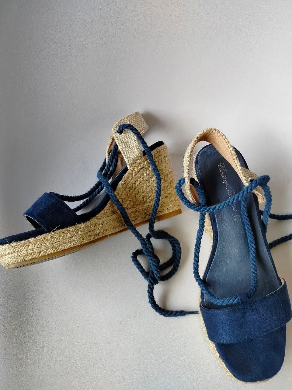 Sandália de corda azul - Foto 4