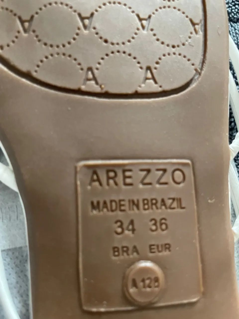 Rasteirinha Arezzo Branca - Nova Nr.34 - Original  - Foto 3