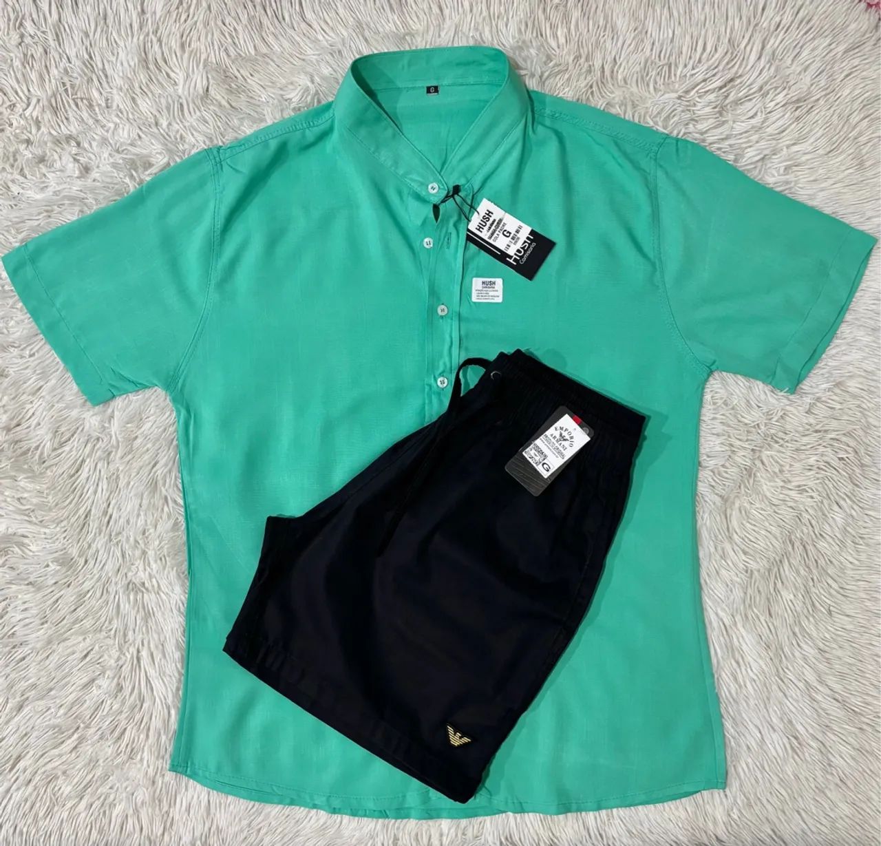Kit G Camisa e Bermuda Masculino G