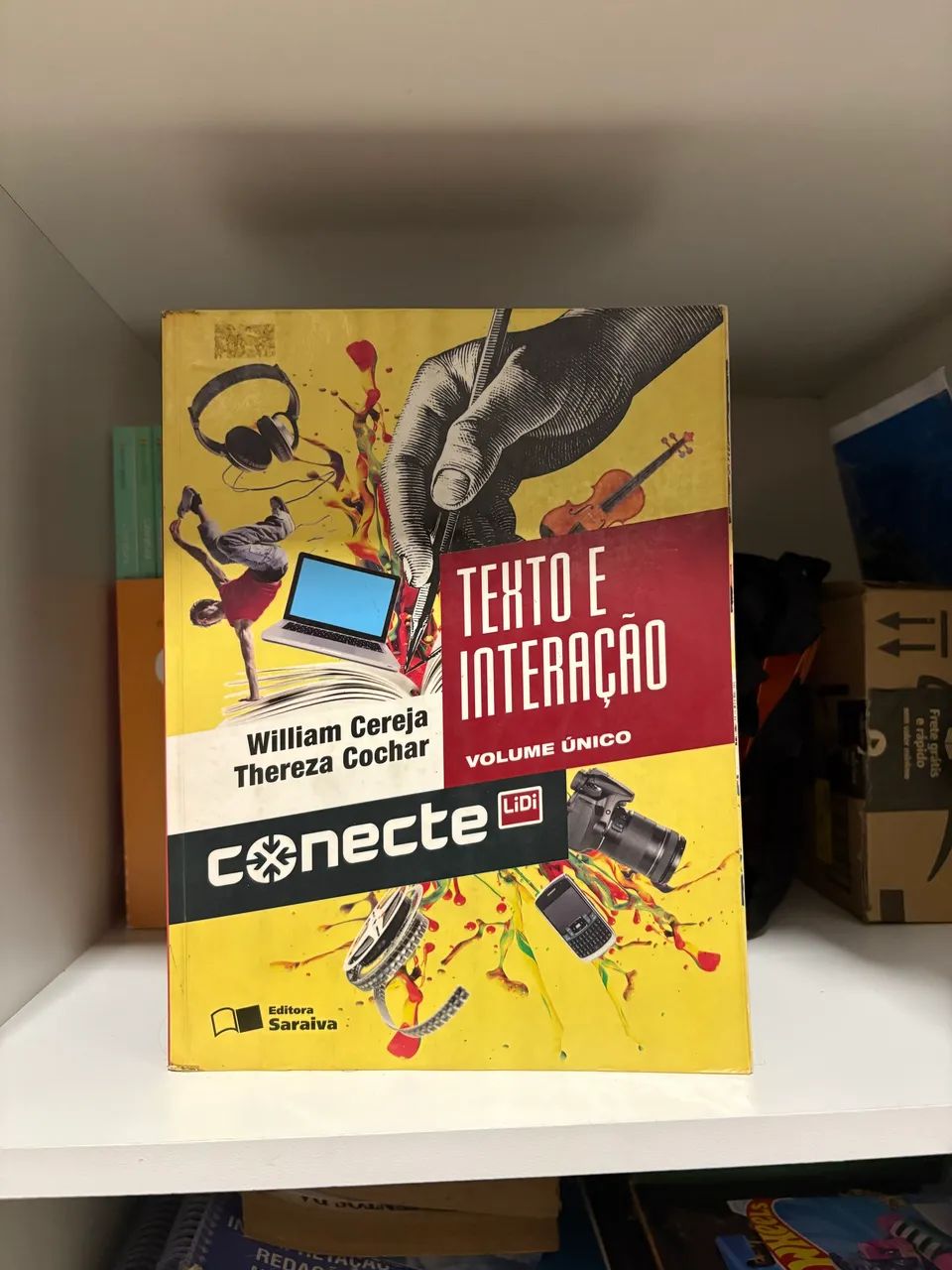 Livro texto interação conecte editora Saraiva