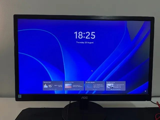 Monitor AOC 21.5" LED, Full HD, 60Hz, 5Ms, VGA, VESA, Widescreen - E2270SWHEN